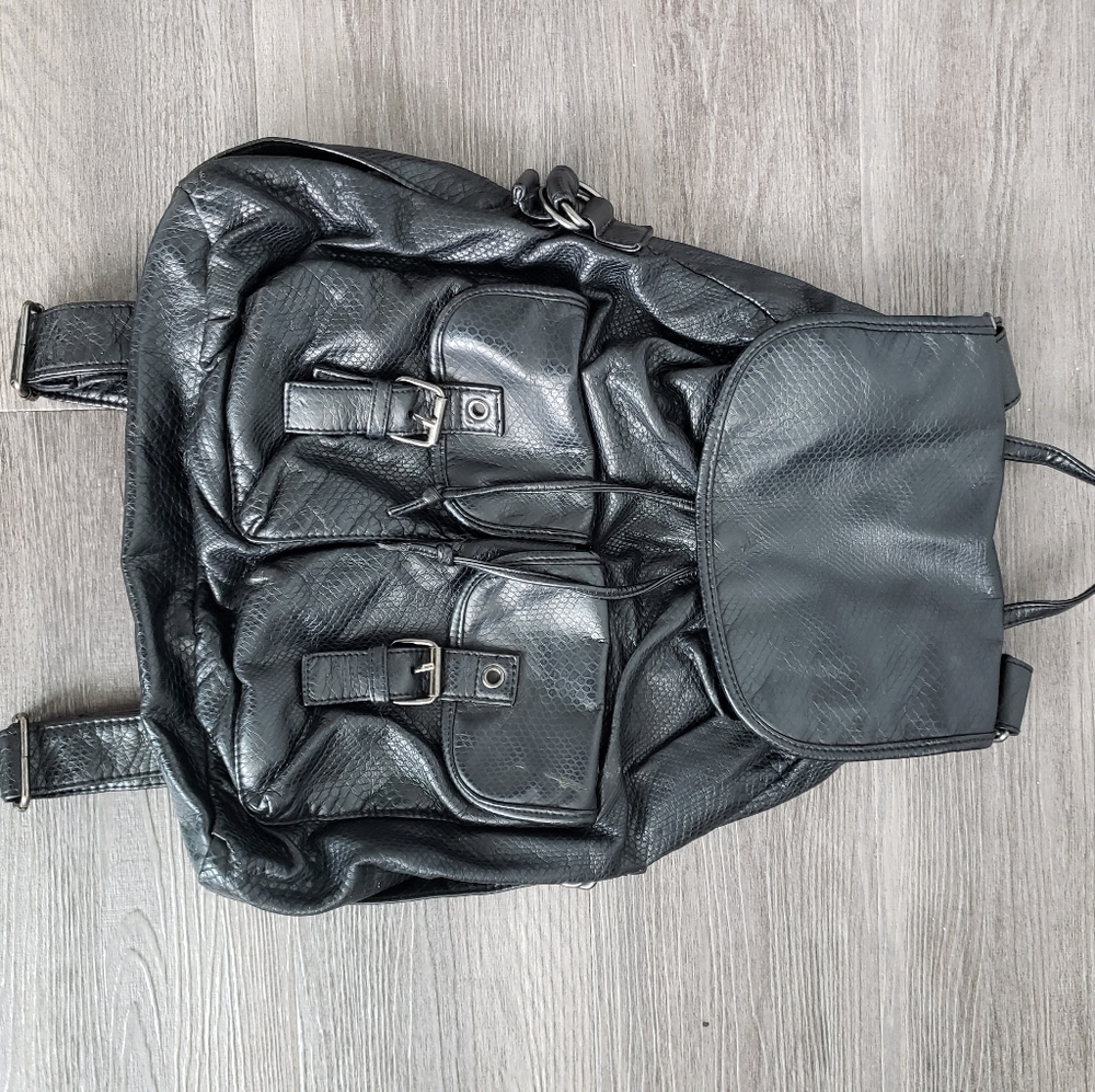 Women's Black Leather Bag